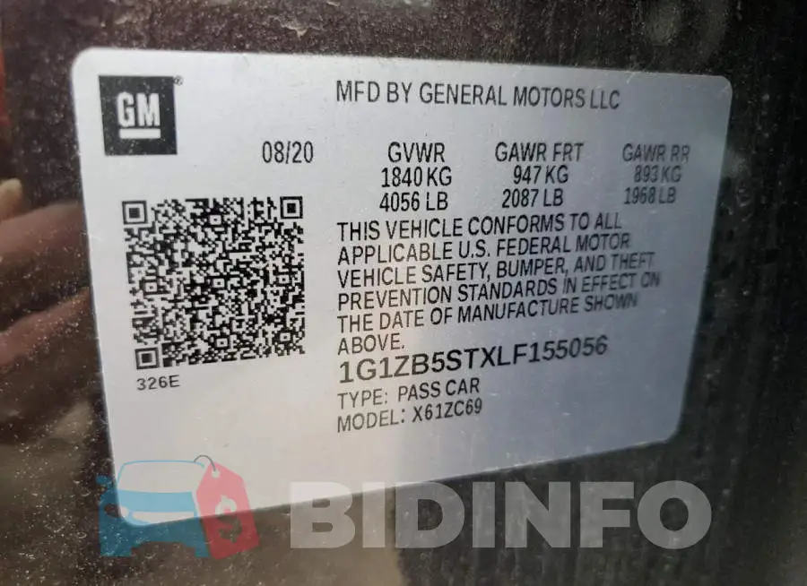 1G1ZB5STXLF155056 Photo# 12