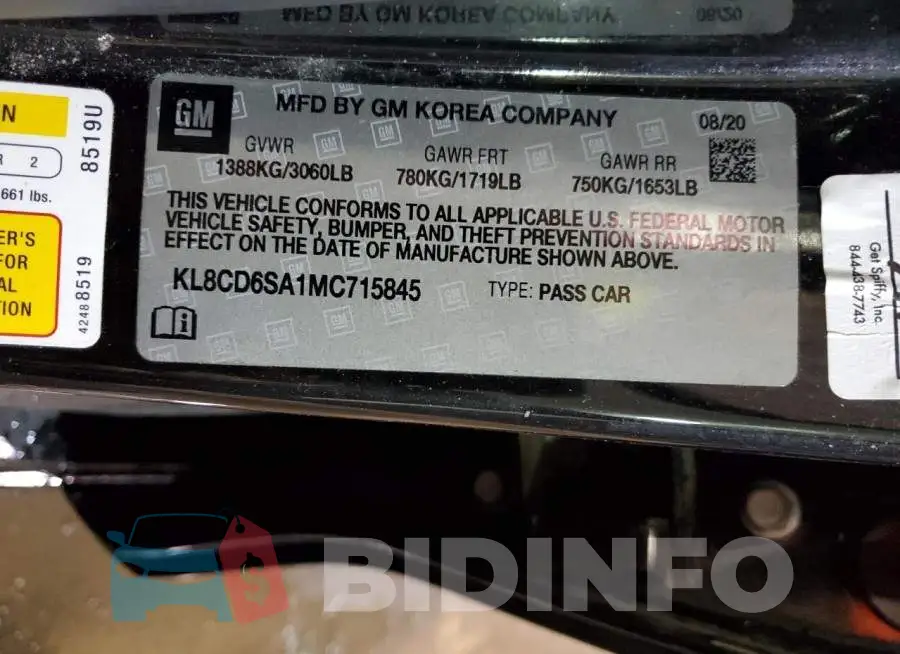 KL8CD6SA1MC715845 Photo# 12