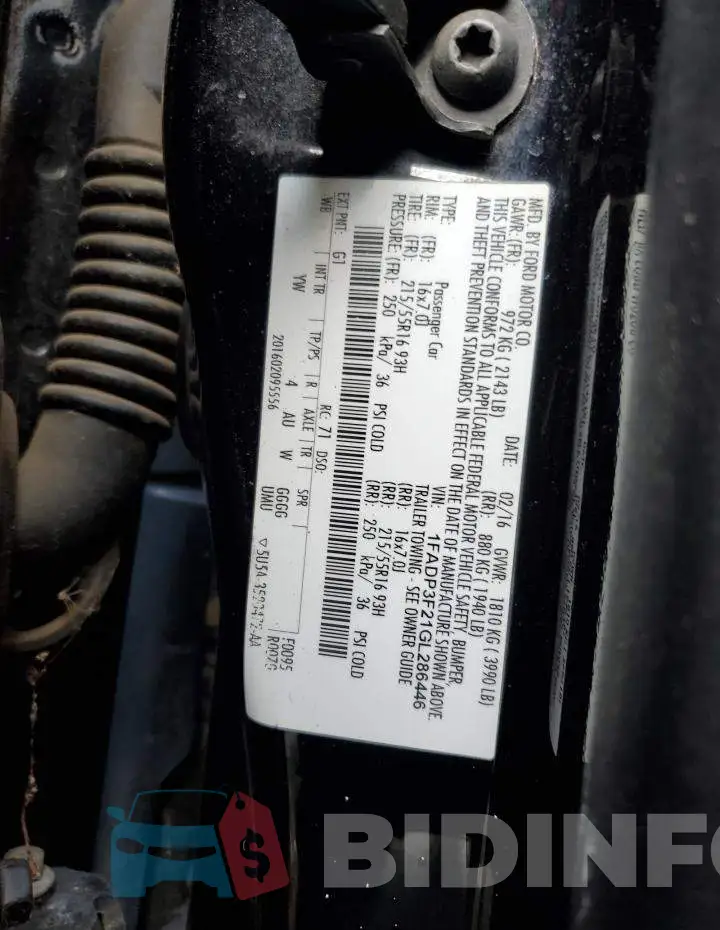 1FADP3F21GL286446 Photo# 12