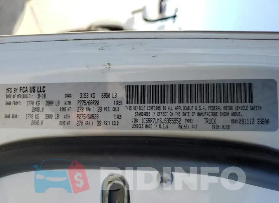 1C6RR7LM6JS355952 Photo# 12