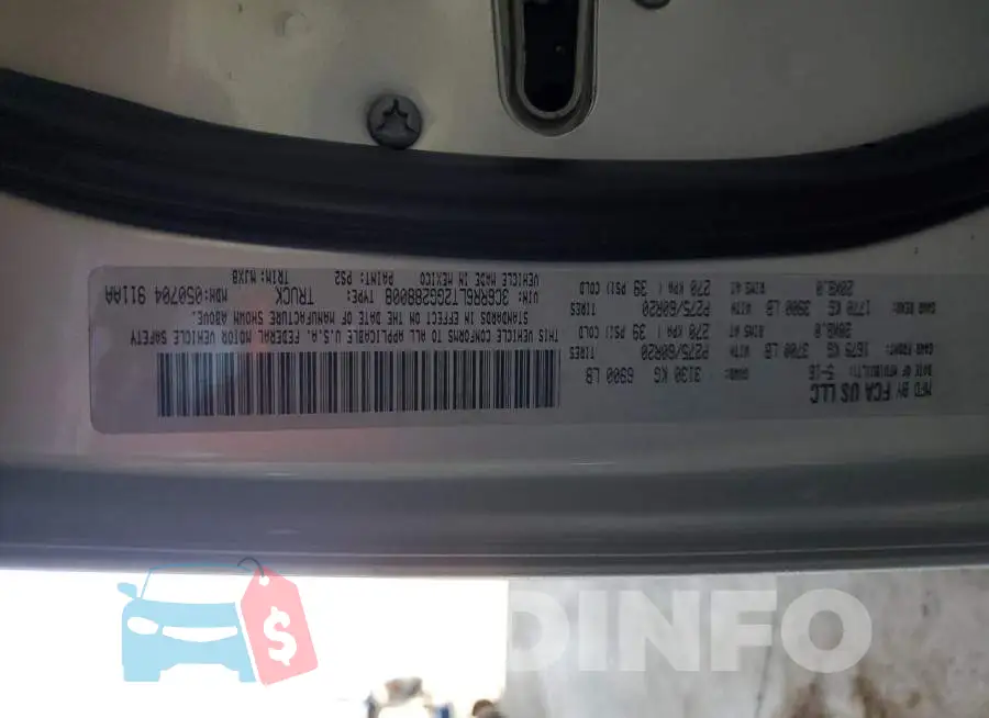 3C6RR6LT2GG288008 Photo# 12