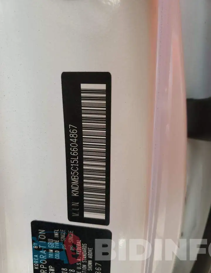 KNDMB5C15L6604867 Photo# 13