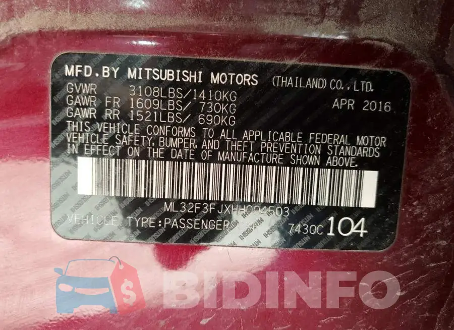 ML32F3FJXHH004503 Photo# 12