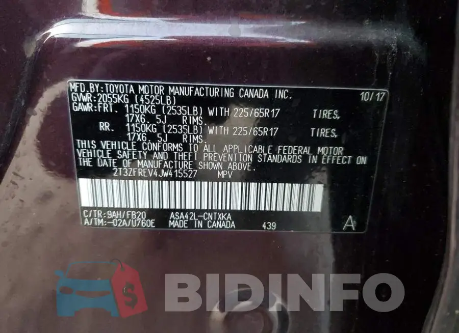 2T3ZFREV4JW415527 Photo# 14