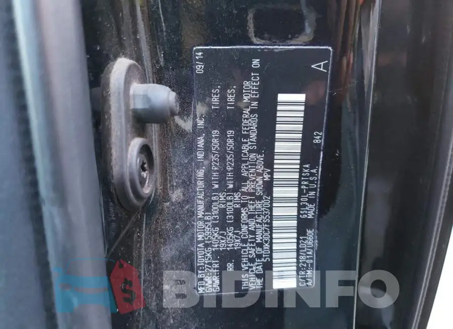 5TDXK3DC7FS537002 Photo# 13