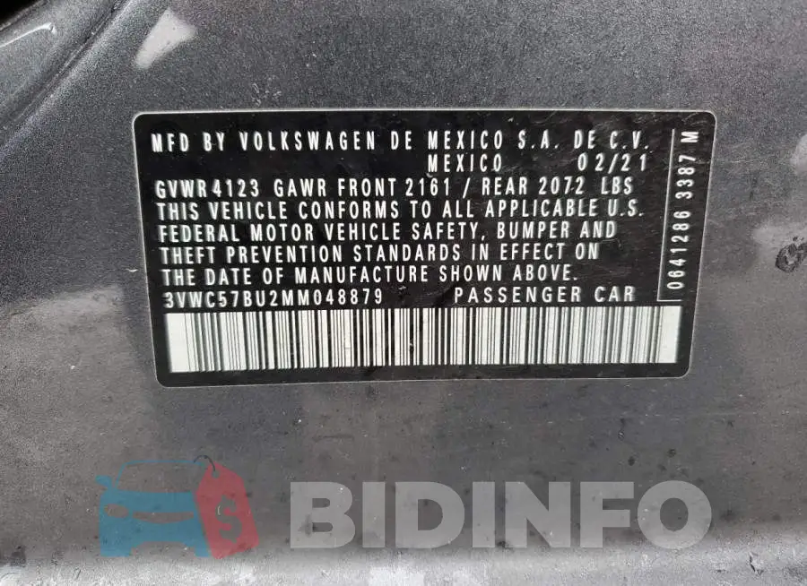 3VWC57BU2MM048879 Photo# 13