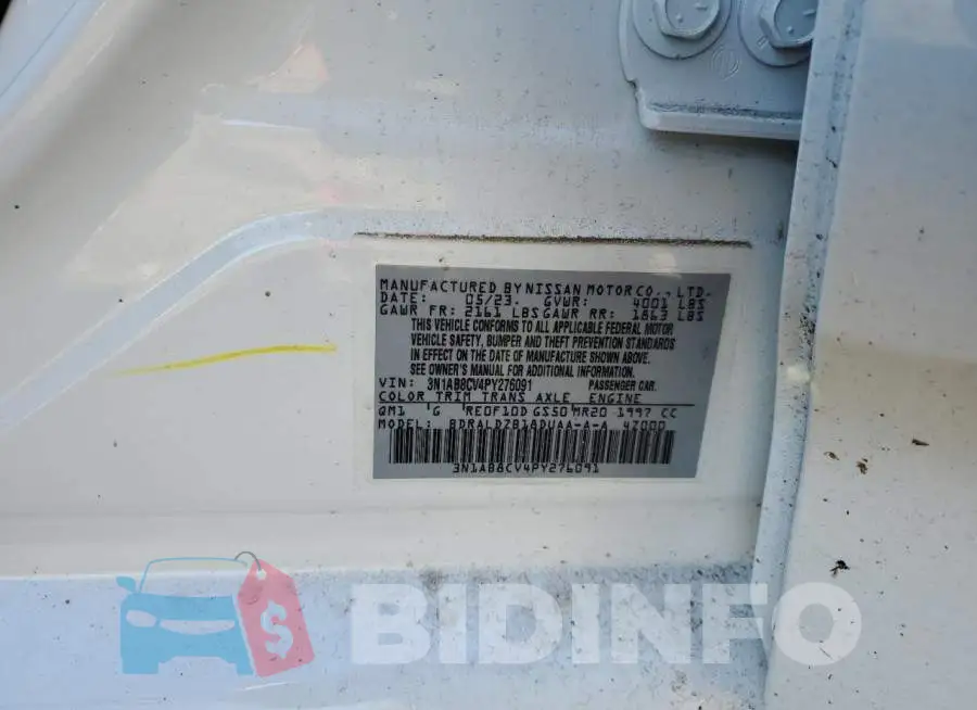 3N1AB8CV4PY276091 Photo# 12