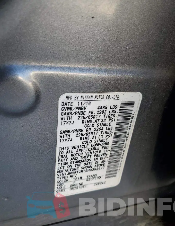JN8AT2MT8HW383677 Photo# 13