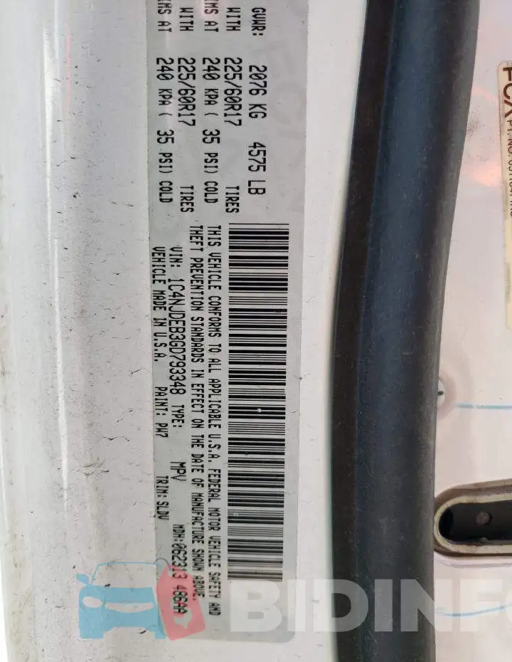 1C4NJDEB3GD793348 Photo# 13