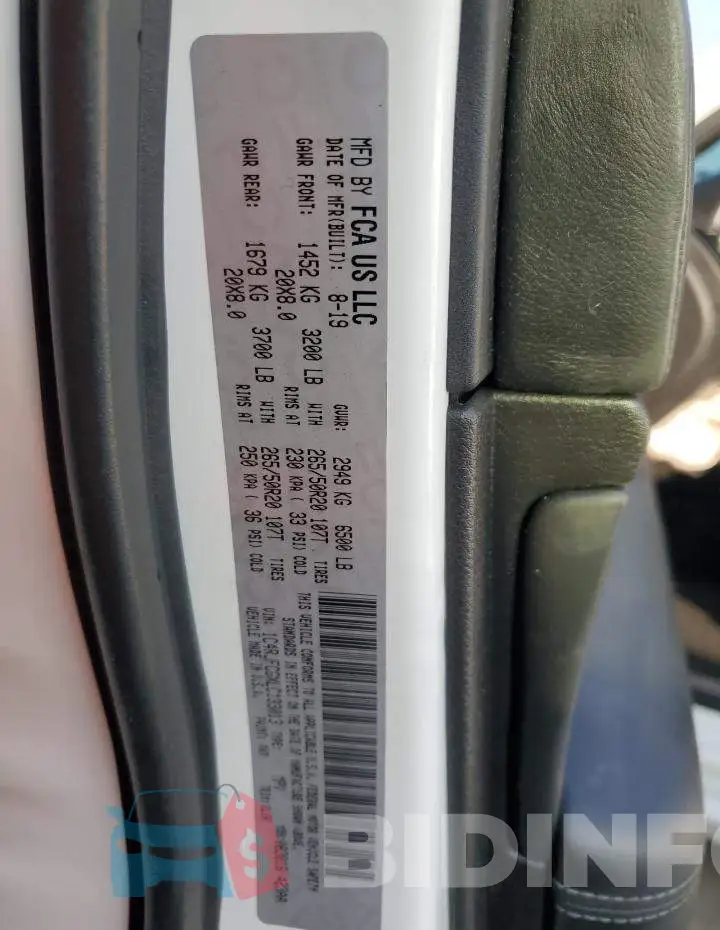 1C4RJFCGXLC133013 Photo# 14