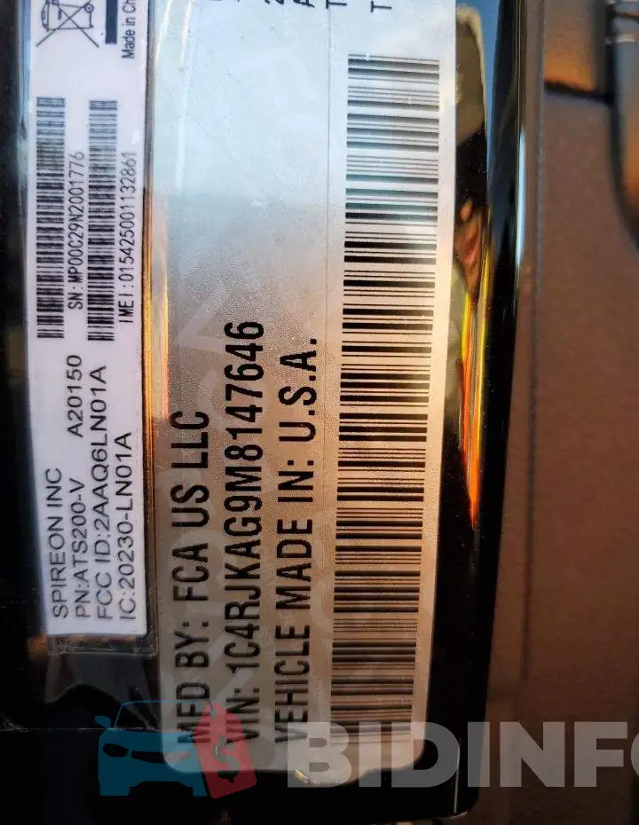 1C4RJKAG9M8147646 Photo# 14