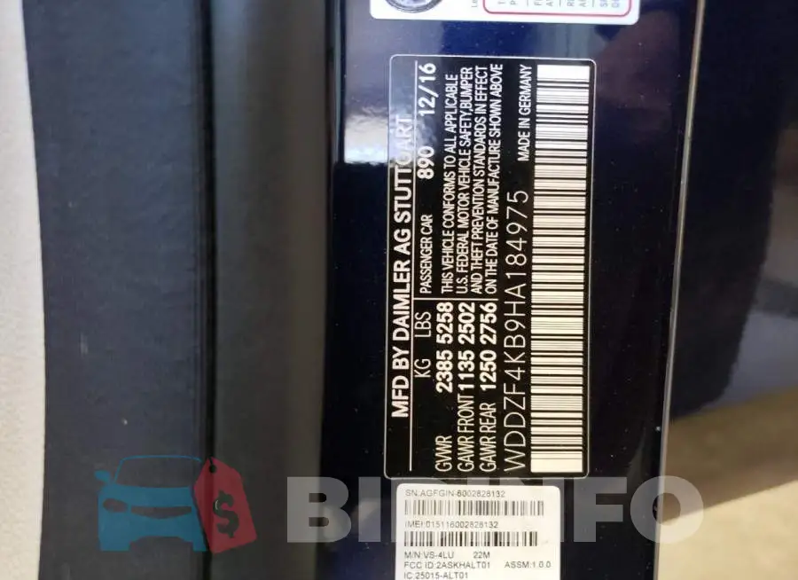 WDDZF4KB9HA184975 Photo# 12