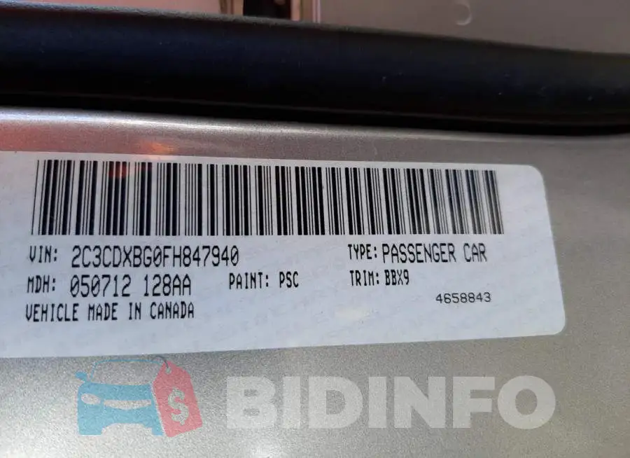2C3CDXBG0FH847940 Photo# 10