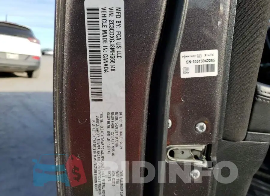 2C3CDXGJ8MH566146 Photo# 12