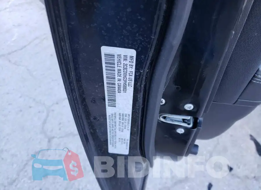 2C3CDXHG3PH588031 Photo# 13