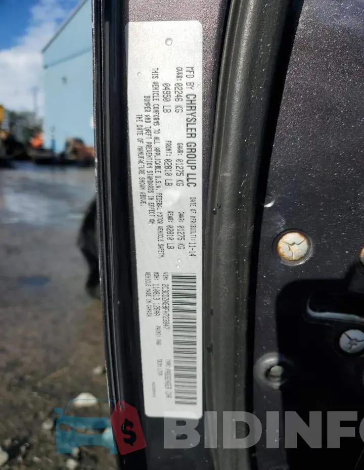 2C3CDZAG8FH723847 Photo# 13