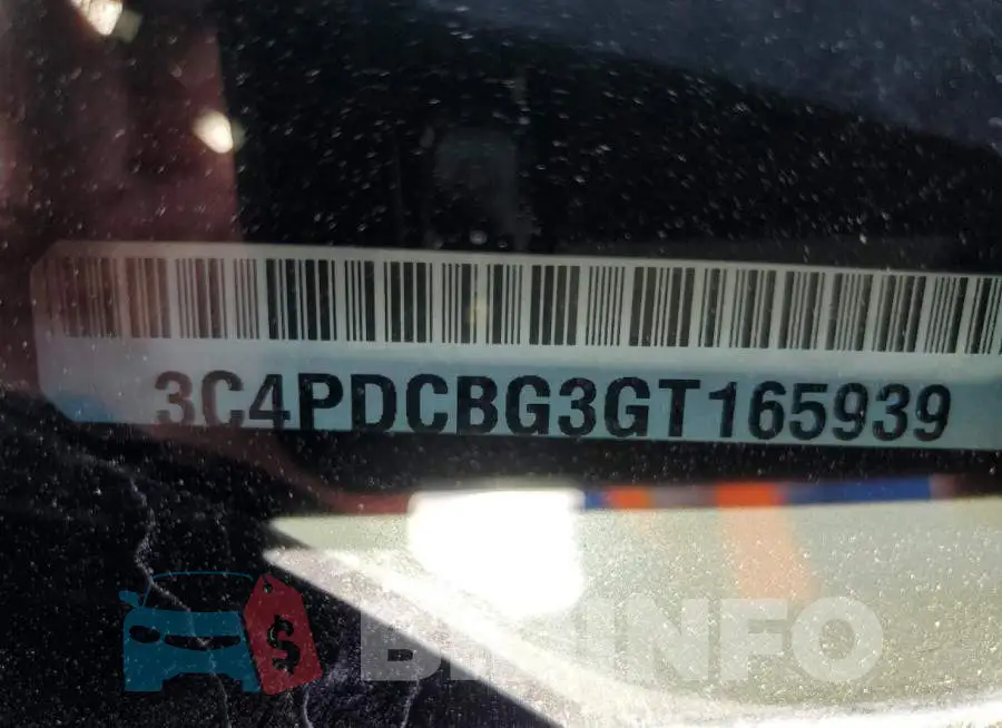 3C4PDCBG3GT165939 Photo# 13