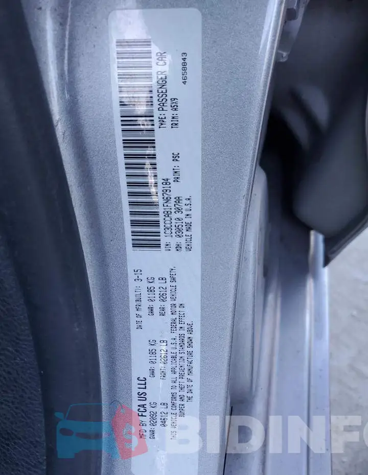 1C3CCCAB1FN679184 Photo# 12