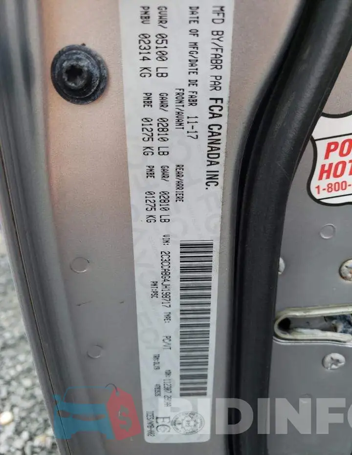 2C3CCABG4JH198717 Photo# 12