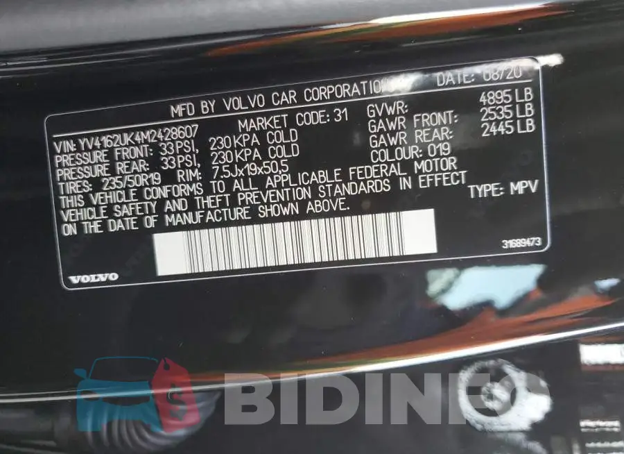 YV4162UK4M2428607 Photo# 12