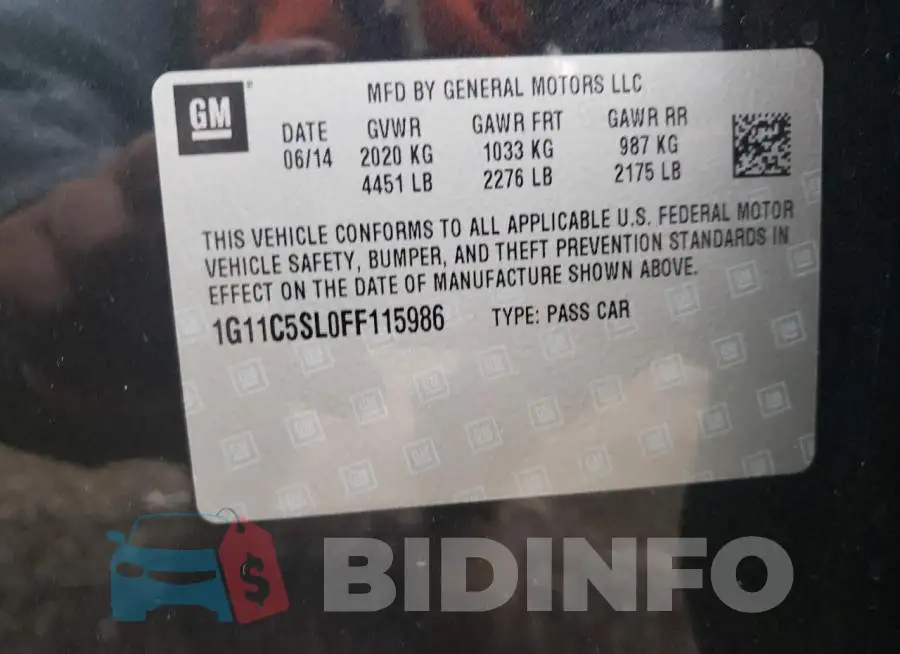 1G11C5SL0FF115986 Photo# 12