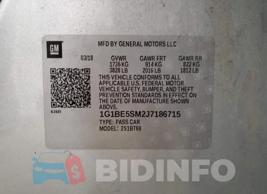 1G1BE5SM2J7186715 Photo# 13