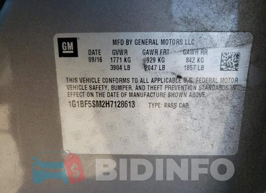 1G1BF5SM2H7128613 Photo# 13