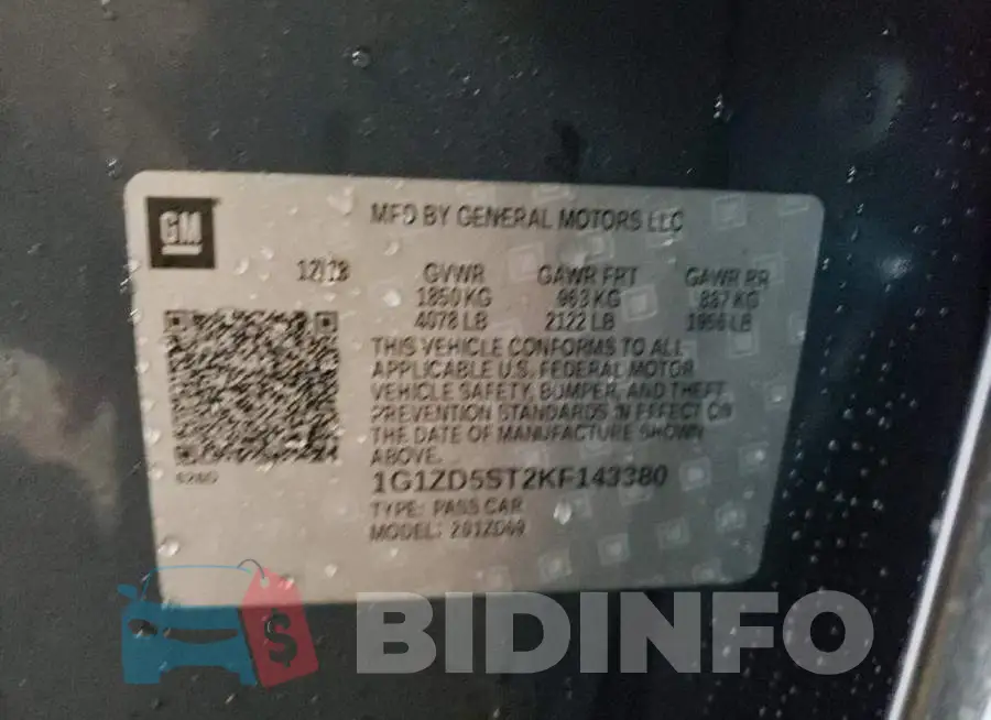 1G1ZD5ST2KF143380 Photo# 12