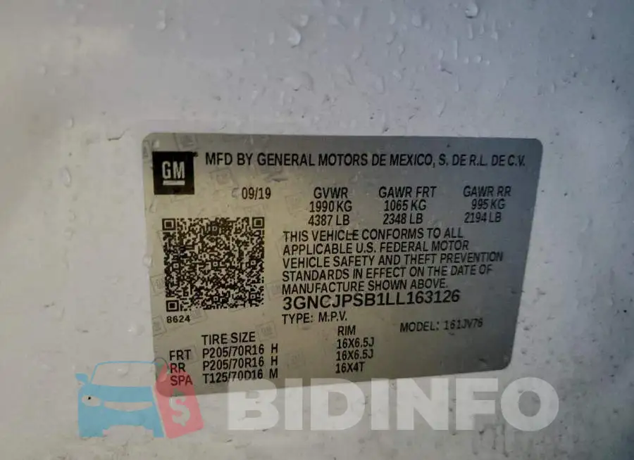 3GNCJPSB1LL163126 Photo# 14