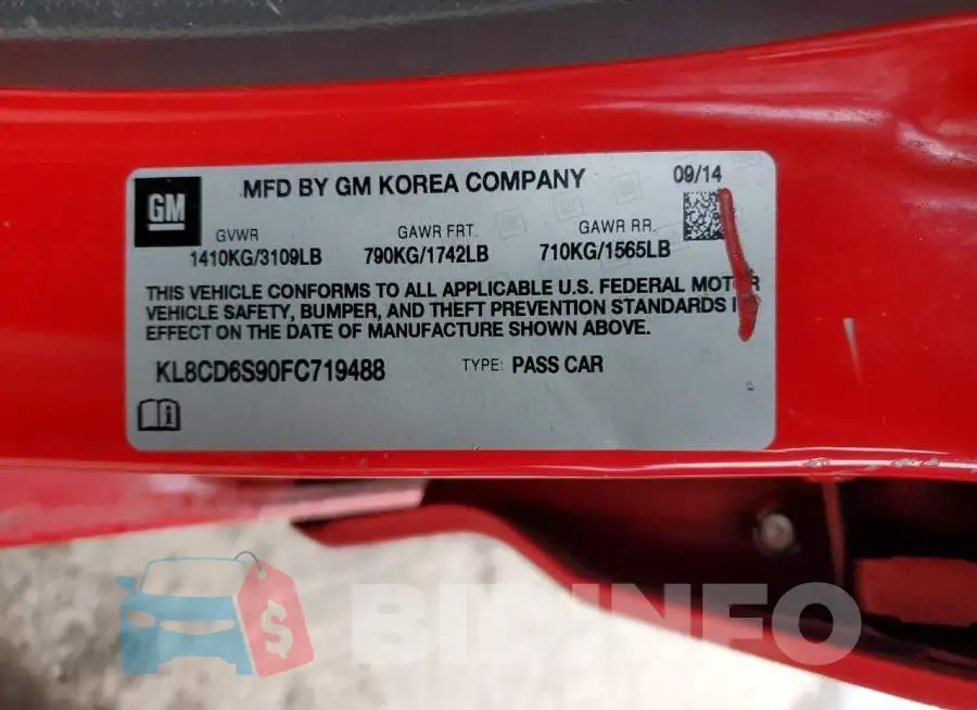 KL8CD6S90FC719488 Photo# 12