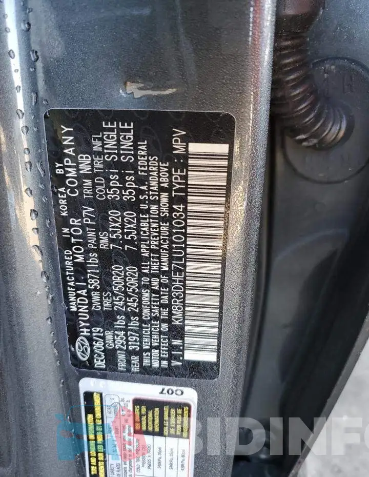 KM8R3DHE7LU101034 Photo# 14