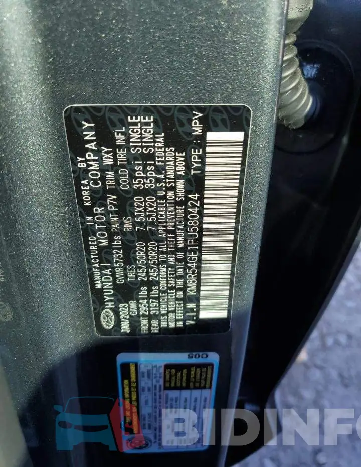 KM8R54GE1PU580424 Photo# 14