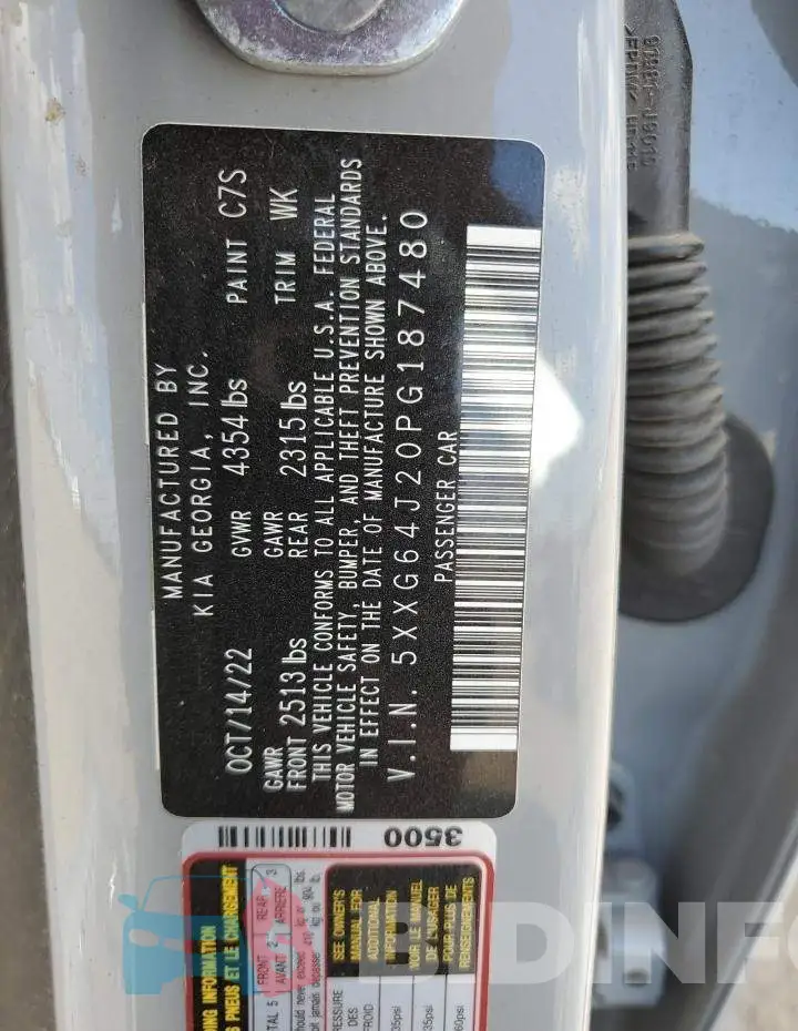 5XXG64J20PG187480 Photo# 13