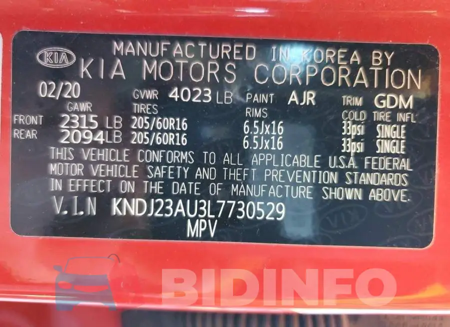 KNDJ23AU3L7730529 Photo# 13