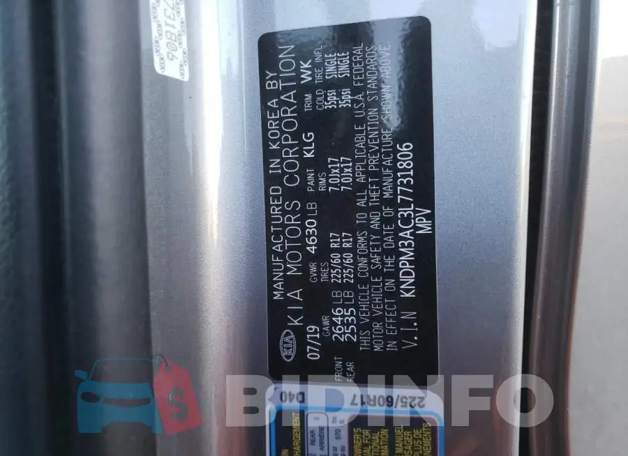 KNDPM3AC3L7731806 Photo# 13