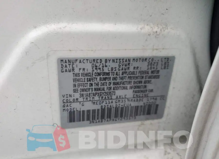 3N1AB7APXGY293573 Photo# 12