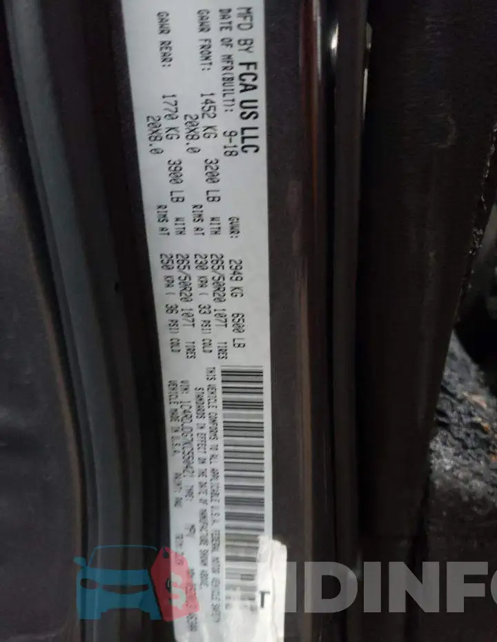 1C4RDJDG7KC550421 Photo# 13