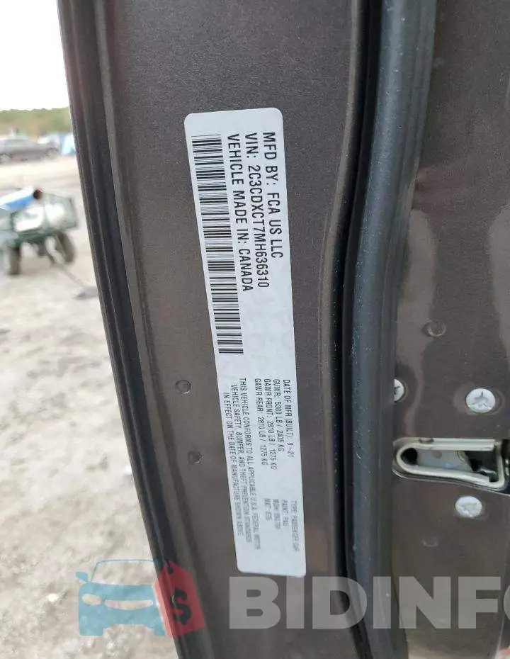 2C3CDXCT7MH636310 Photo# 12