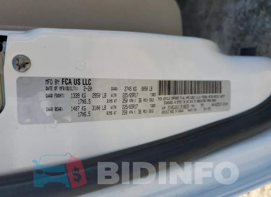 2C4RDGBG1LR198225 Photo# 13