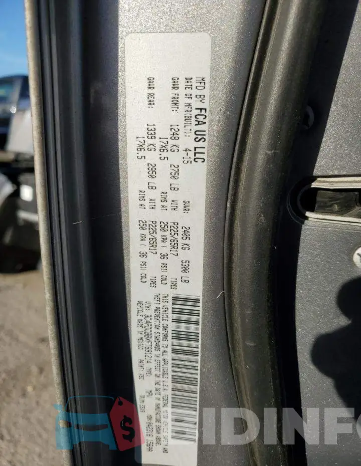 3C4PDCBBXFT691214 Photo# 14