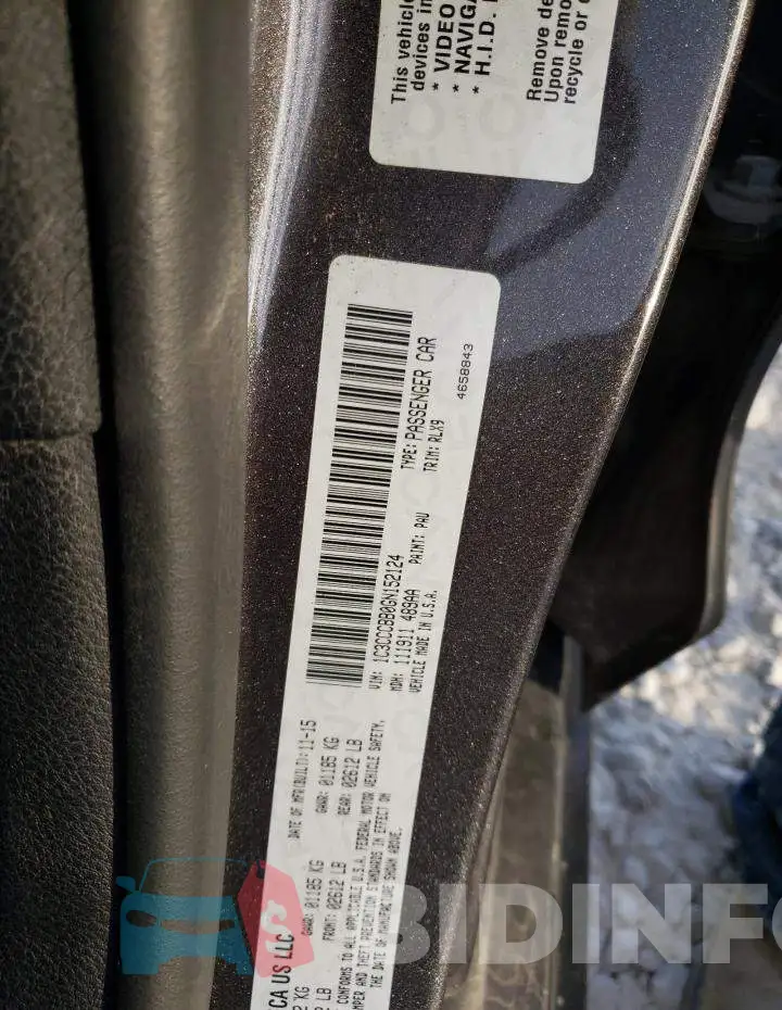 1C3CCCBB0GN152124 Photo# 12