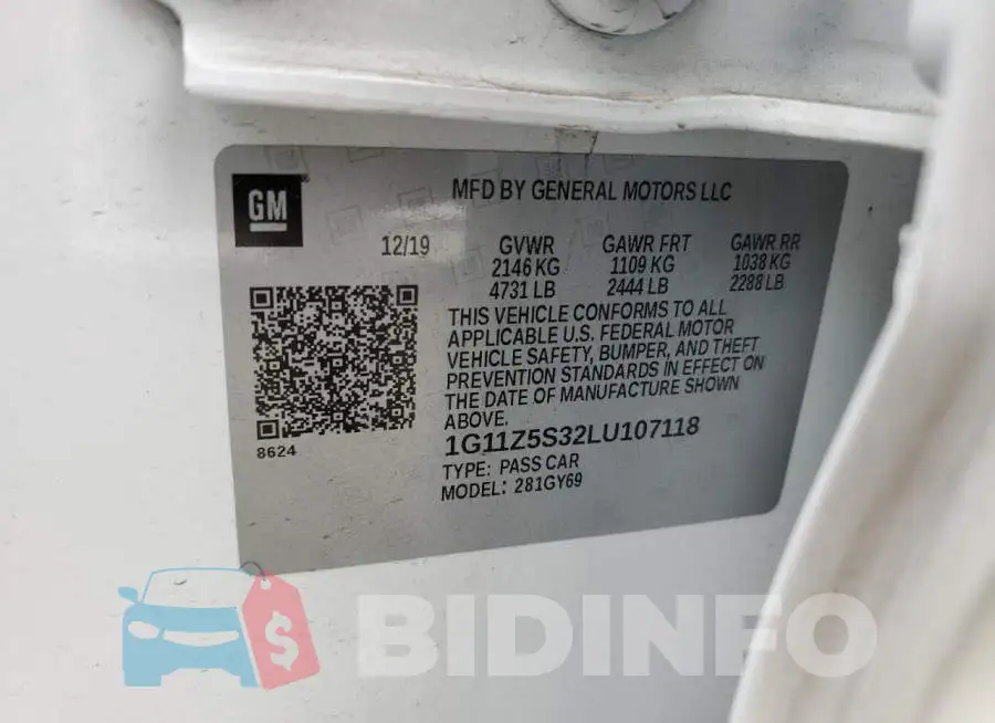 1G11Z5S32LU107118 Photo# 12