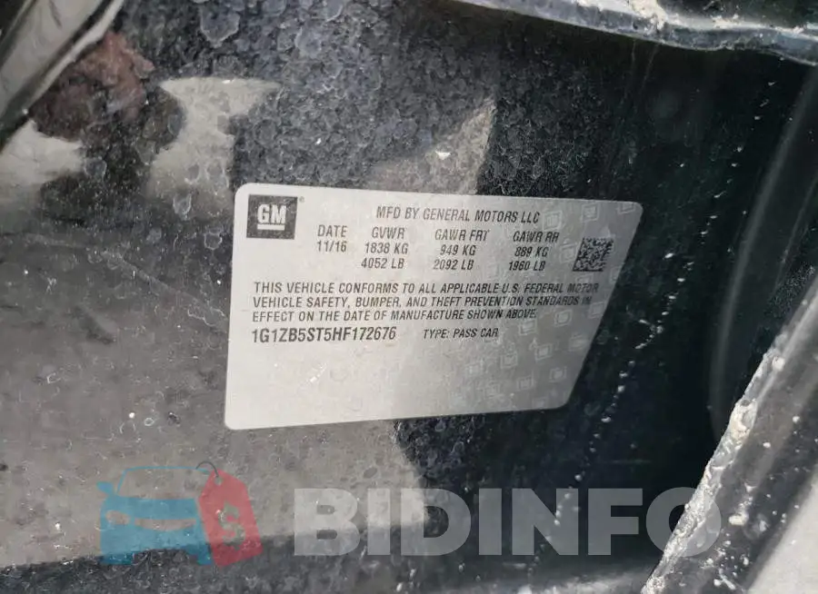1G1ZB5ST5HF172676 Photo# 12