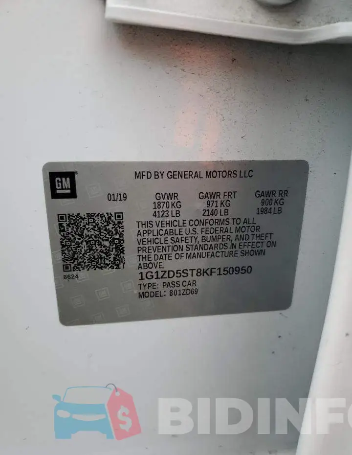 1G1ZD5ST8KF150950 Photo# 12