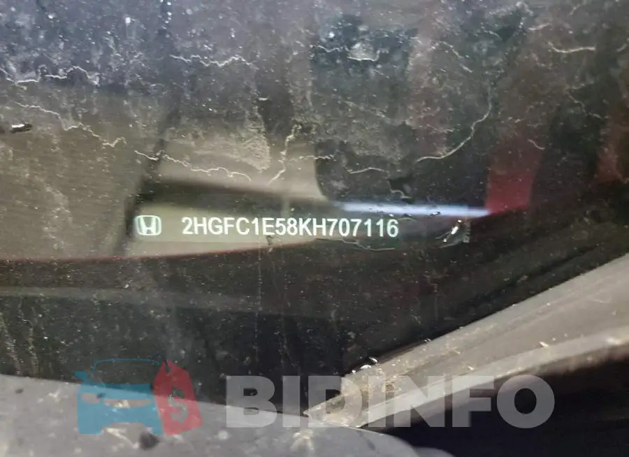 2HGFC1E58KH707116 Photo# 12