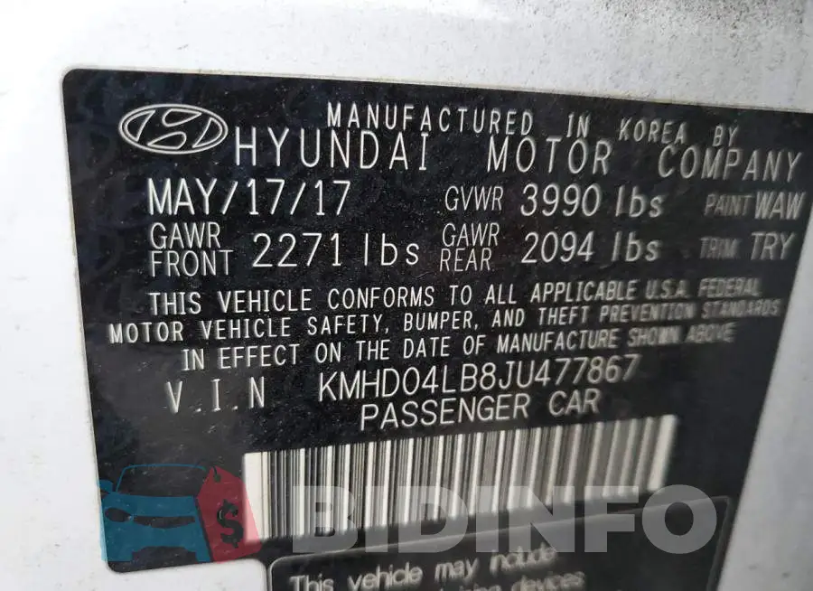 KMHD04LB8JU477867 Photo# 13