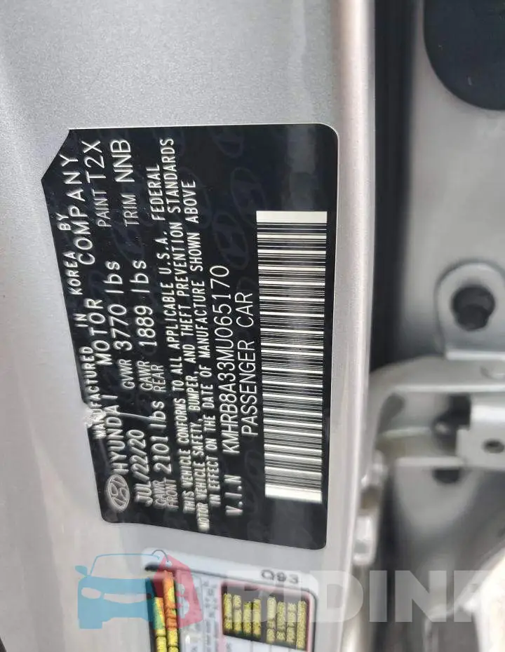 KMHRB8A33MU065170 Photo# 13