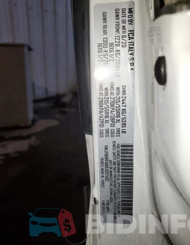 ZFBHRFAB0L6S17483 Photo# 13
