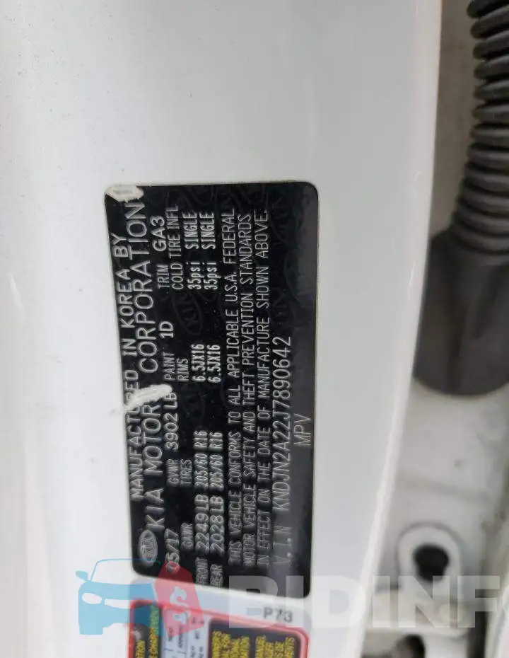 KNDJN2A22J7890642 Photo# 13