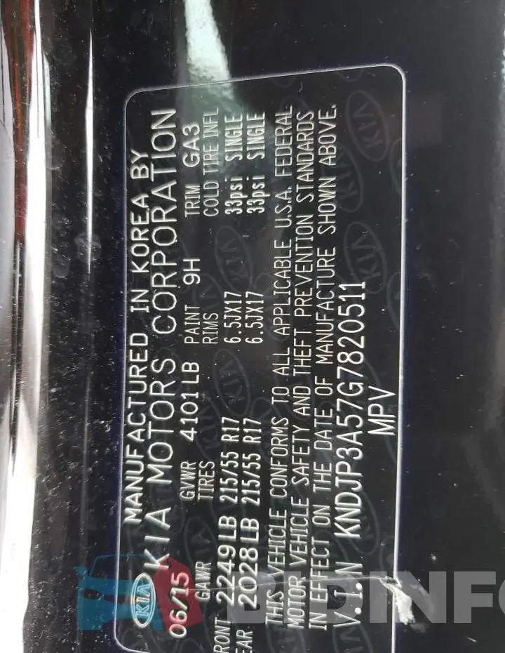 KNDJP3A57G7820511 Photo# 12